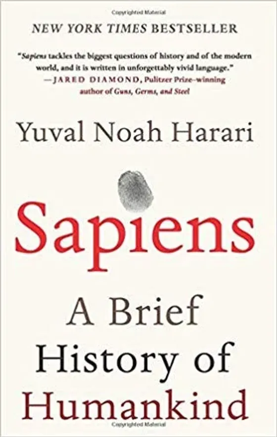 Cover of Sapiens: A Brief History of Humankind by Yuval Noah Harari