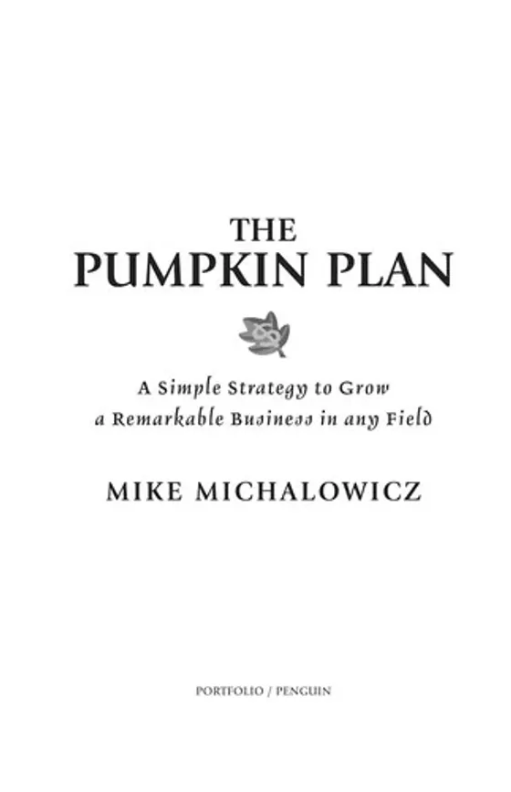 Cover of The Pumpkin Plan by Mike Michalowicz